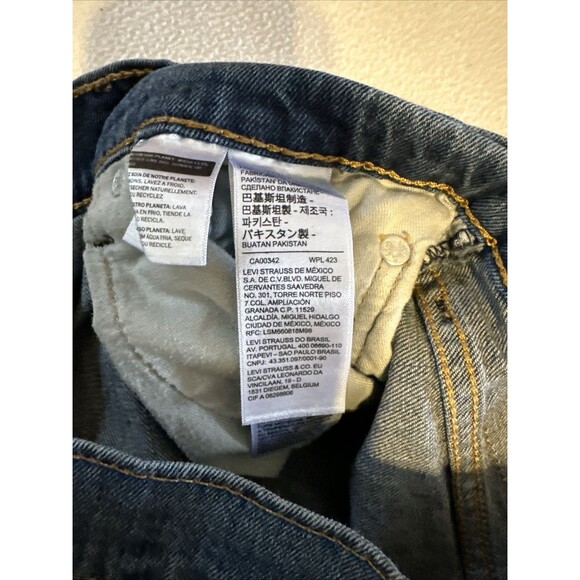 Levi's 511 Denim Straight Jeans Men's Size 30X32 (30x29.5) - Picture 9 of 11